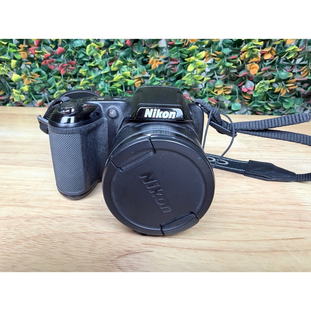 Nikon Coolpix L330 Digital Camera 20.2MP 26x Optical Zoom Black Bridge Camera